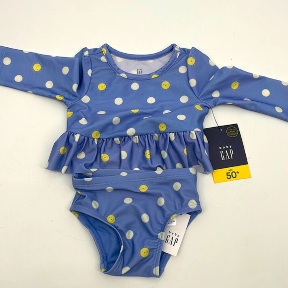 NEW Baby Gap 2 Piece Swim UPF 50+ 0-6 Months